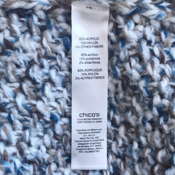 Chico's Long Knit Sweater Vest with Fringe - Picture 12 of 14